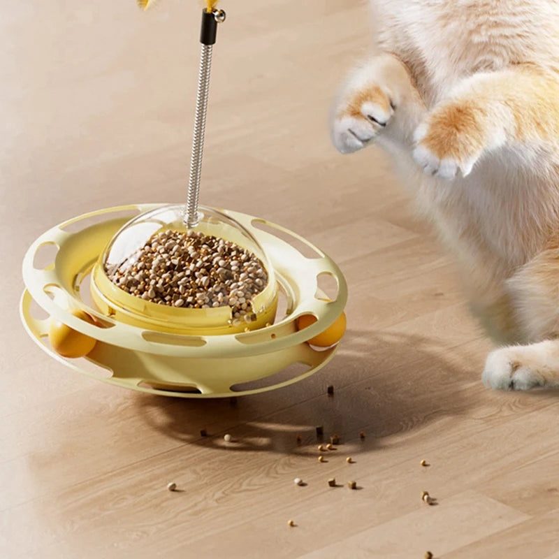 Cat's Treat Dispenser & Tumbler