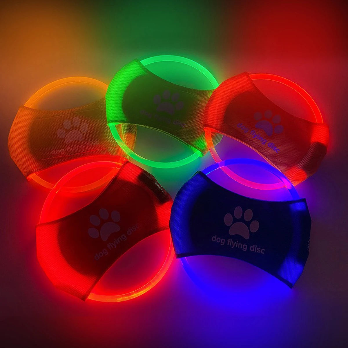 LED Light-up Flying Disc for Dog